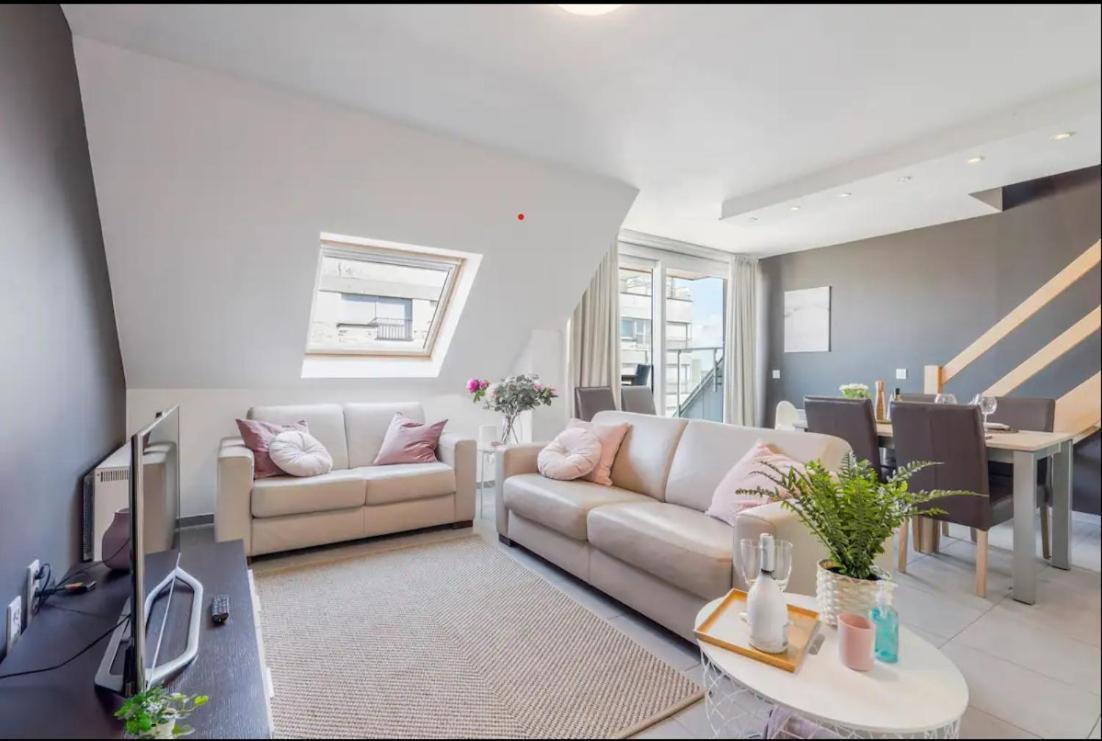 Cosy Duplex In Westende Met 3 Slpk ミデルケルケ エクステリア 写真